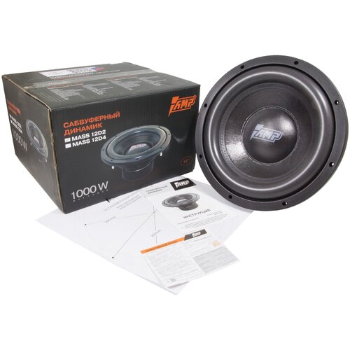 Автосабвуфер AMP MASS 500 12D4 650000₽
