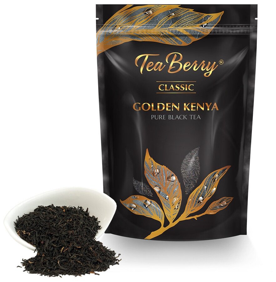 Чай черный листовой Теа Berry "Golden Kenya" 200 гр. (doypack) - фотография № 4