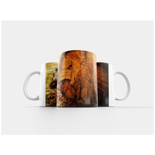 фото Кружка "природа, древесина, племя" 320 мл lotsprints