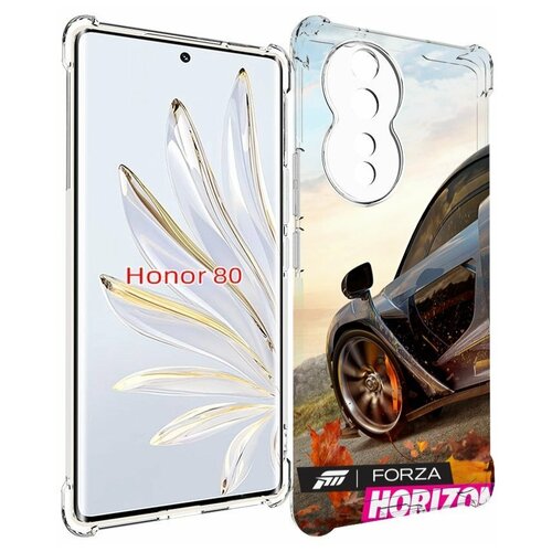 Чехол MyPads Forza Horizon 4 для Honor 80 задняя-панель-накладка-бампер чехол mypads forza horizon 4 для doogee v11 задняя панель накладка бампер