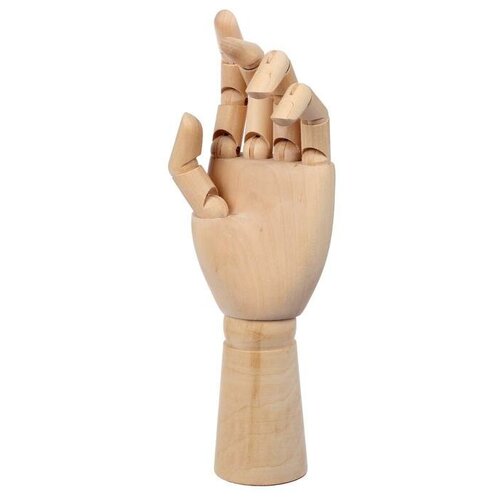 Модель деревянная рука, мужская, левая, 31 см модель рука мужская левая 30 см