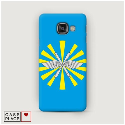 фото Чехол пластиковый samsung galaxy a5 2016 ввс голубой case place