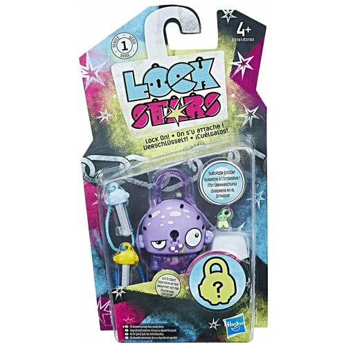 Lock Stars (Hasbro) Lock Stars. Набор Замочки с секретом, серия 1, Purple Zombie E3161 / E3103