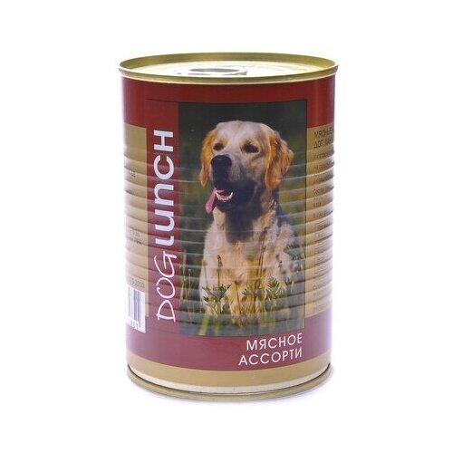 Дог ланч Консервы для собак Мясное ассорти (2900061073), 0,75 кг, 19034 (26 шт)