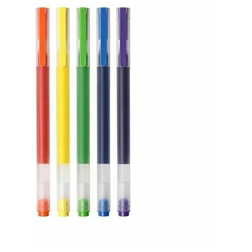 фото Набор гелевых ручек xiaomi mi jumbo colourful pen (5 шт)