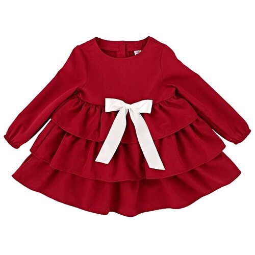 Платье Mini Maxi, размер 98, красный, бордовый платье mini maxi размер 98 синий бордовый