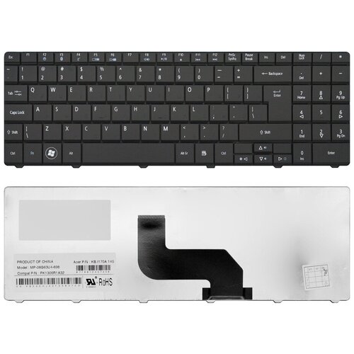 Клавиатура для ноутбука PACKARD BELL TJ71 (US) черная