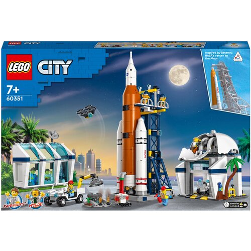 lego city представляет космические неприятности Конструктор LEGO City Space Port 60351 Космодром, 1010 дет.