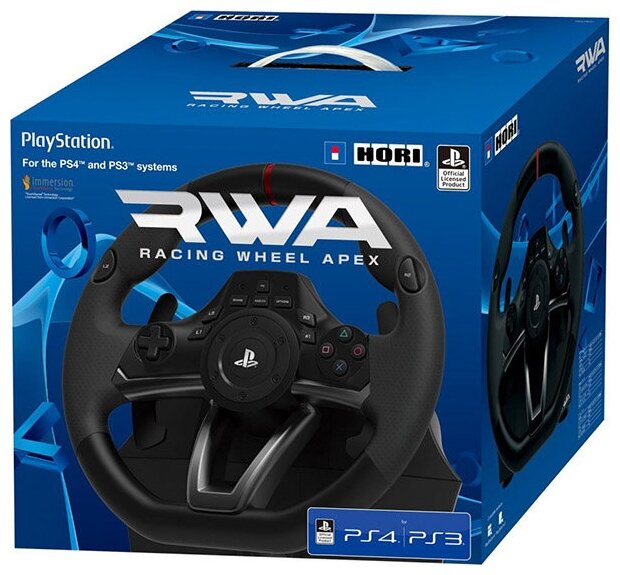 Гоночный руль Hori Racing Wheel Apex для PS4 / PS3