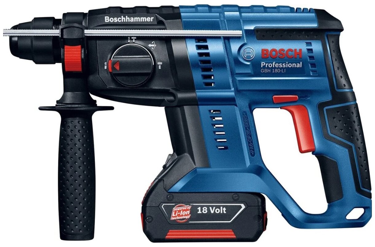 Перфоратор BOSCH GBH 180-LI BL [0611911120] - фото №4