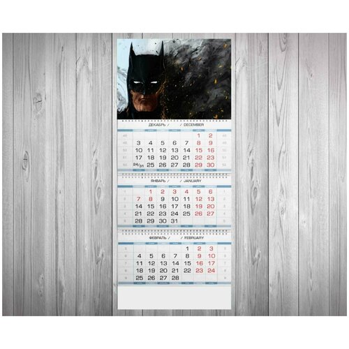 календарь mewni shop квартальный принт бетмен 8 Календарь Mewni-Shop Квартальный Принт Бетмен -3