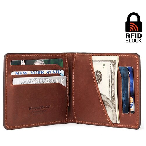 Портмоне с RFID защитой S.Slim (brown)