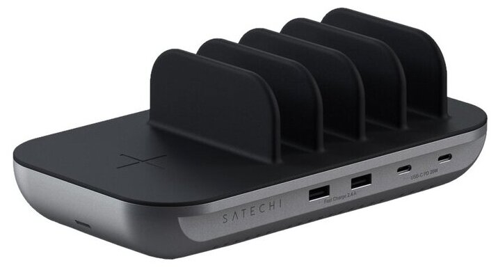 Satechi Зарядная станция Satechi Dock5 ST-WCS5PM-EU (Space Grey)