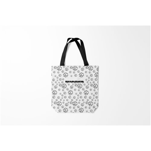 фото Сумка-шоппер / 40х40 см / рок / rammstein burnettie