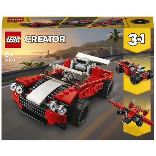 Конструктор LEGO Creator 31100 Спортивный автомобиль, 134 дет. конструктор lego creator 6910 мини спортивный автомобиль 70 дет