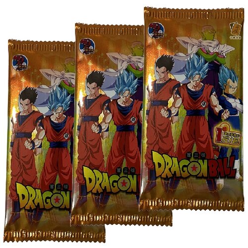 Коллекционные карты Аниме Драконий Жемчуг/ Dragon Ball 3 пака 15 карт