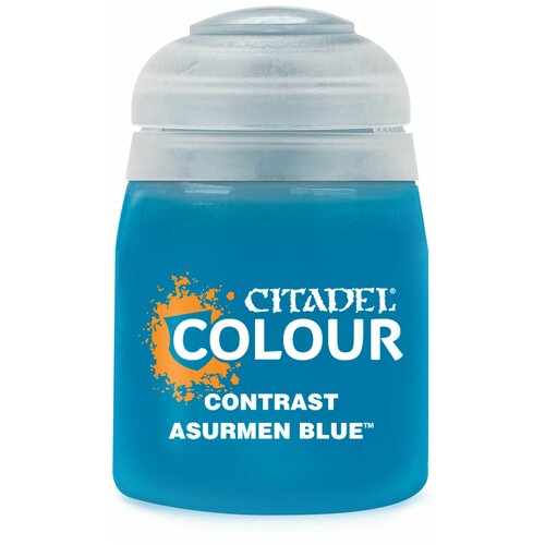 Краска акриловая Citadel Contrast: Asurmen Blue (18Ml) краска акриловая citadel contrast basilicanum grey 18ml