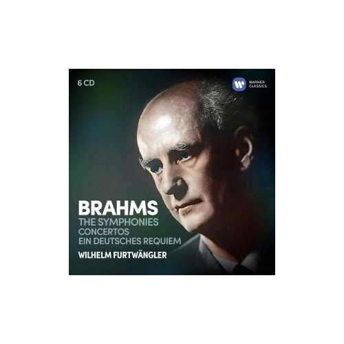 Компакт-диски, Warner Classics, WILHELM FURTWANGLER - Brahms: The Symphonies, Ein Deutsches Requiem & Concertos (6CD) brahms j four symphonies
