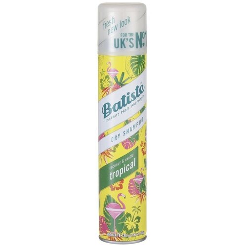 Batiste Dry Shampoo Tropical - Шампунь сухой с ароматом тропических фруктов 200 мл batiste rose gold dry shampoo сухой шампунь 200 мл