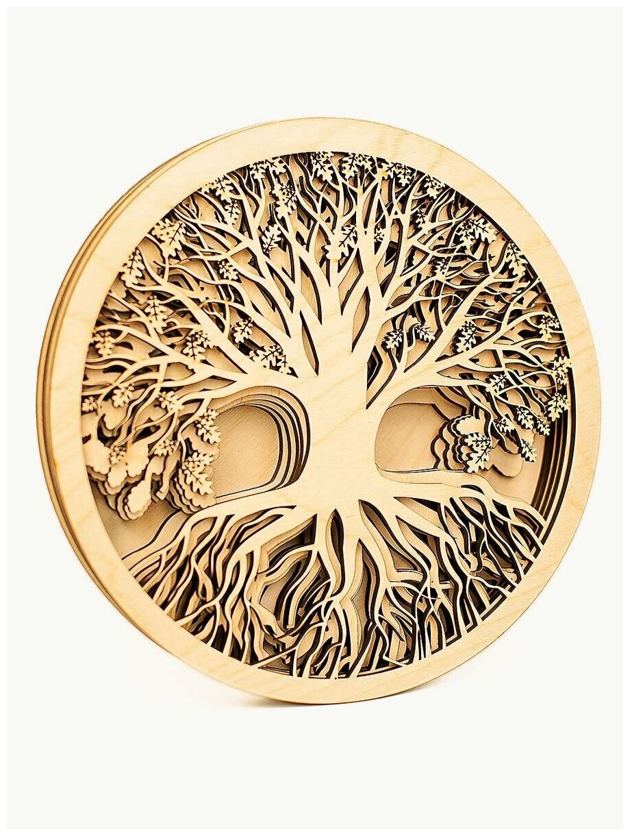 Подарочный набор из дерева для творчества/ 3D раскраска "Дерево"