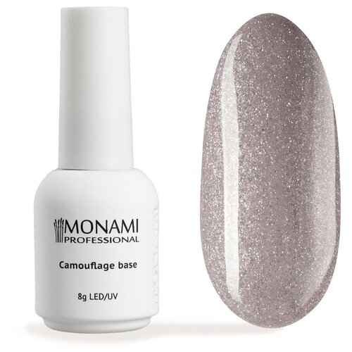 Monami Базовое покрытие Camouflage base Аurora, lilac, 8 мл, 8 г