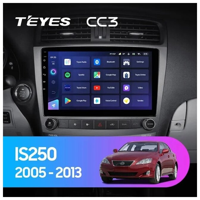 Штатная магнитола Teyes CC3 Lexus IS250 XE20 (Hm) 2005-2013