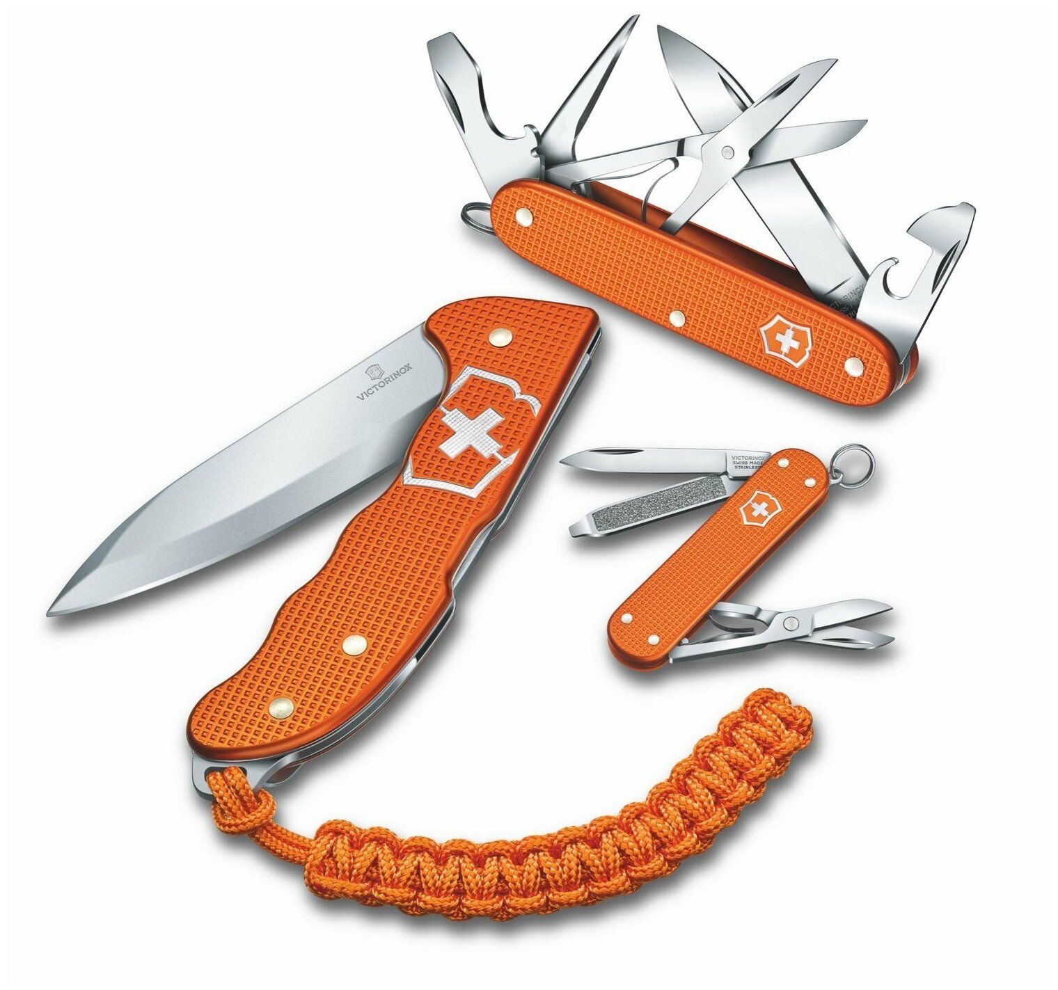 Сет ножей Victorinox Alox Tiger Orange Limited Edition 2021