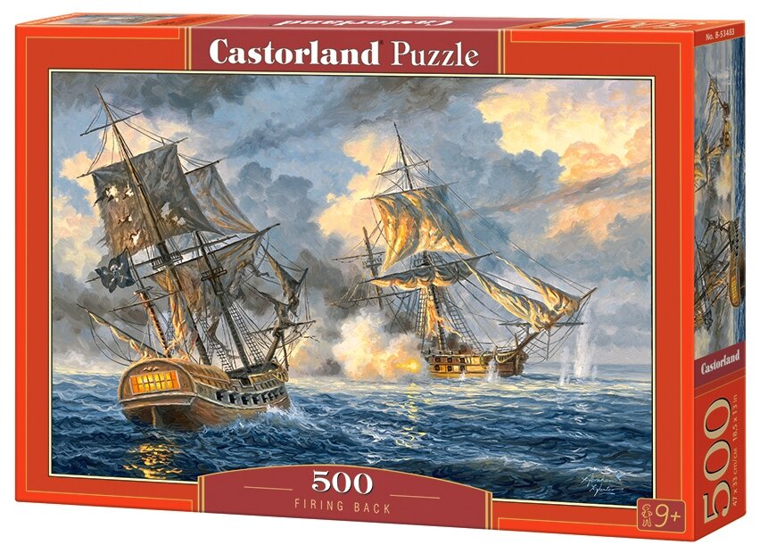 Пазлы Сastorland Puzzle Морская битва 500 деталей 47*33см В-53483 9+