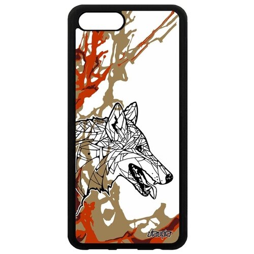 фото Защитный чехол на телефон // honor v10 / view 10 // "волк" дизайн хищник, utaupia, цветной