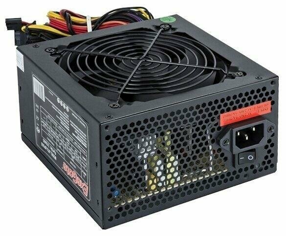 Блок питания ATX Exegate EX219465RUS 600W, black, 12cm fan, 24p+4p, 6/8p PCI-E, 3*SATA, 2*IDE, FDD - фото №13