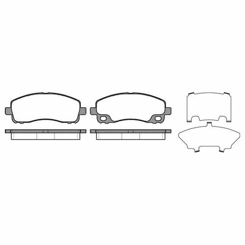 Комплект задних тормозных колодок Roadhouse 2133800