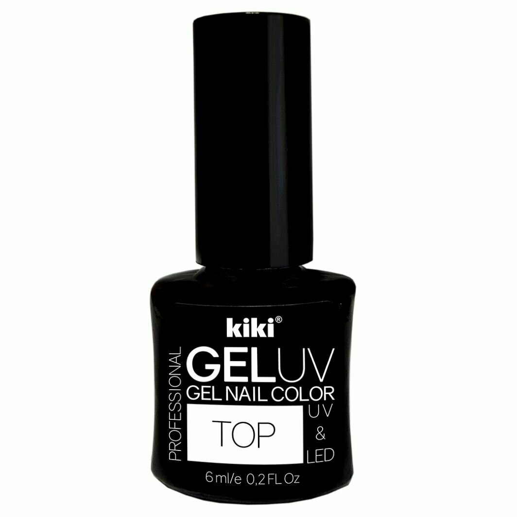 Гель-лак для ногтей KIKI ТОП Gel Uv&Led бесцветный, 6 мл