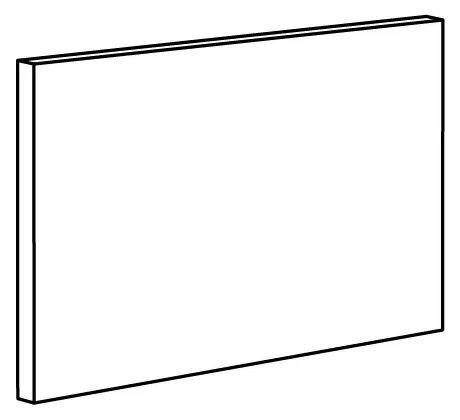 Вальвикен Фронтальная панель ящика, белый 60x26 см 004.714.58