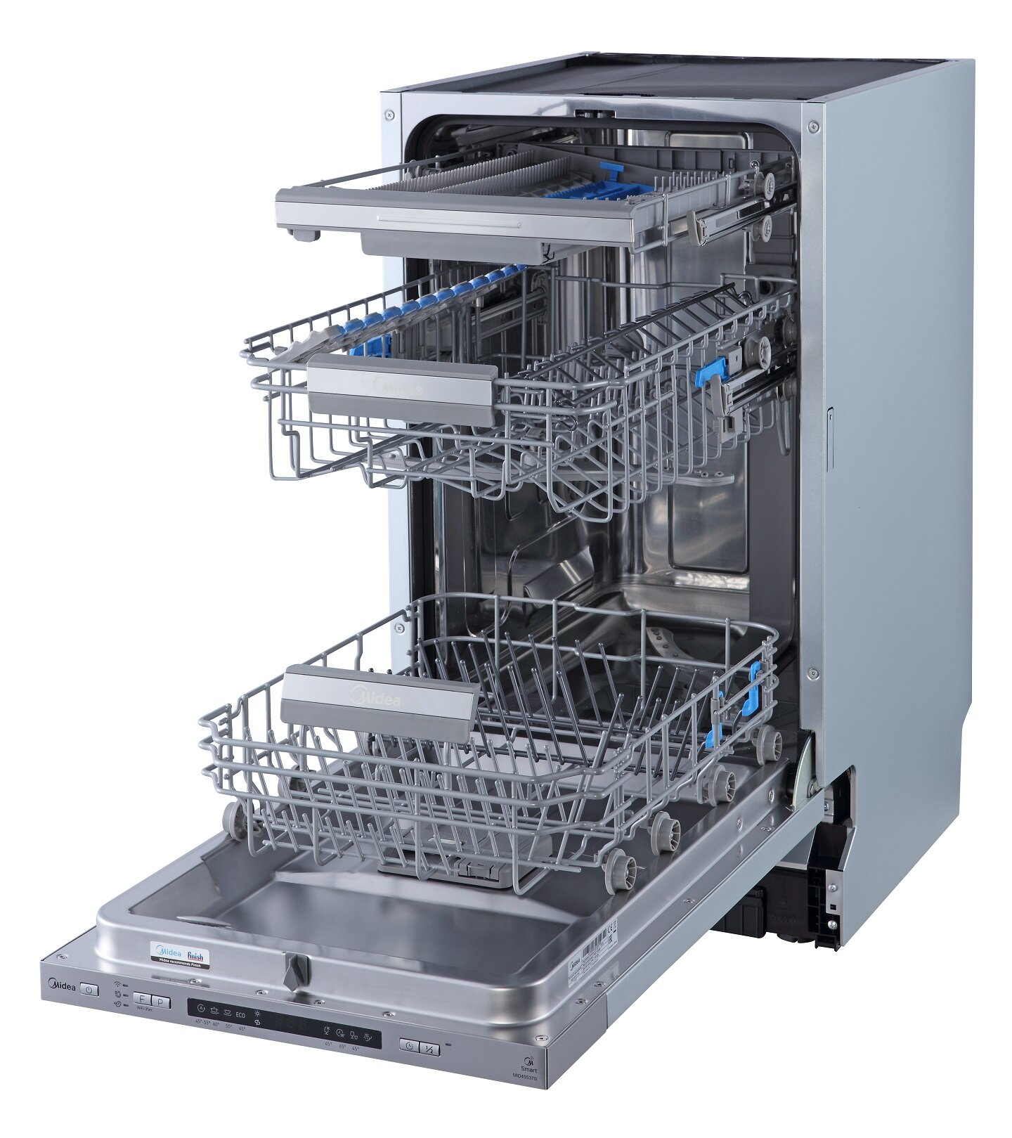 Встраиваемая посудомоечная машина 45см MIDEA MID45S370i (3 корз.) - фотография № 5