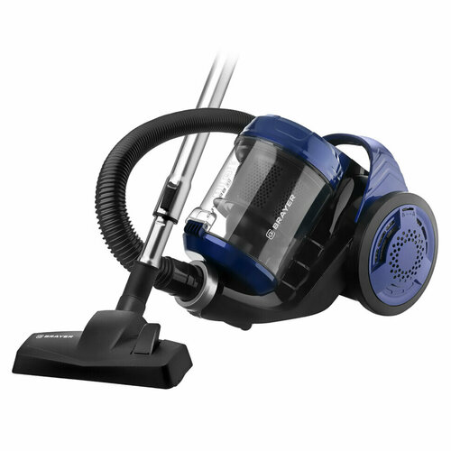 Пылесос BRAYER BR4203 с контейнером циклон 2000 Вт мощность всасывания 380 Вт черныйсиний 456121 2555800₽