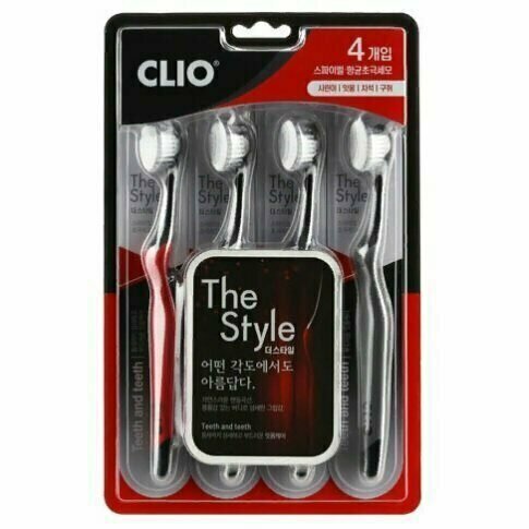 Clio Набор щеток зубных The Style Toothbrush, 4 шт