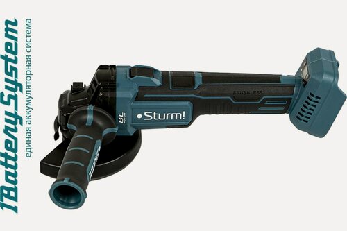 Изображение товара Аккумуляторная углошлифовальная машина Sturm CAG1812BLE