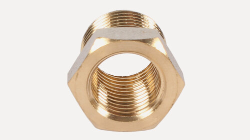 Изображение товара Футорка-переходник с наружней резьбы 3/8 на внутреннюю 1/4 дюйма TST