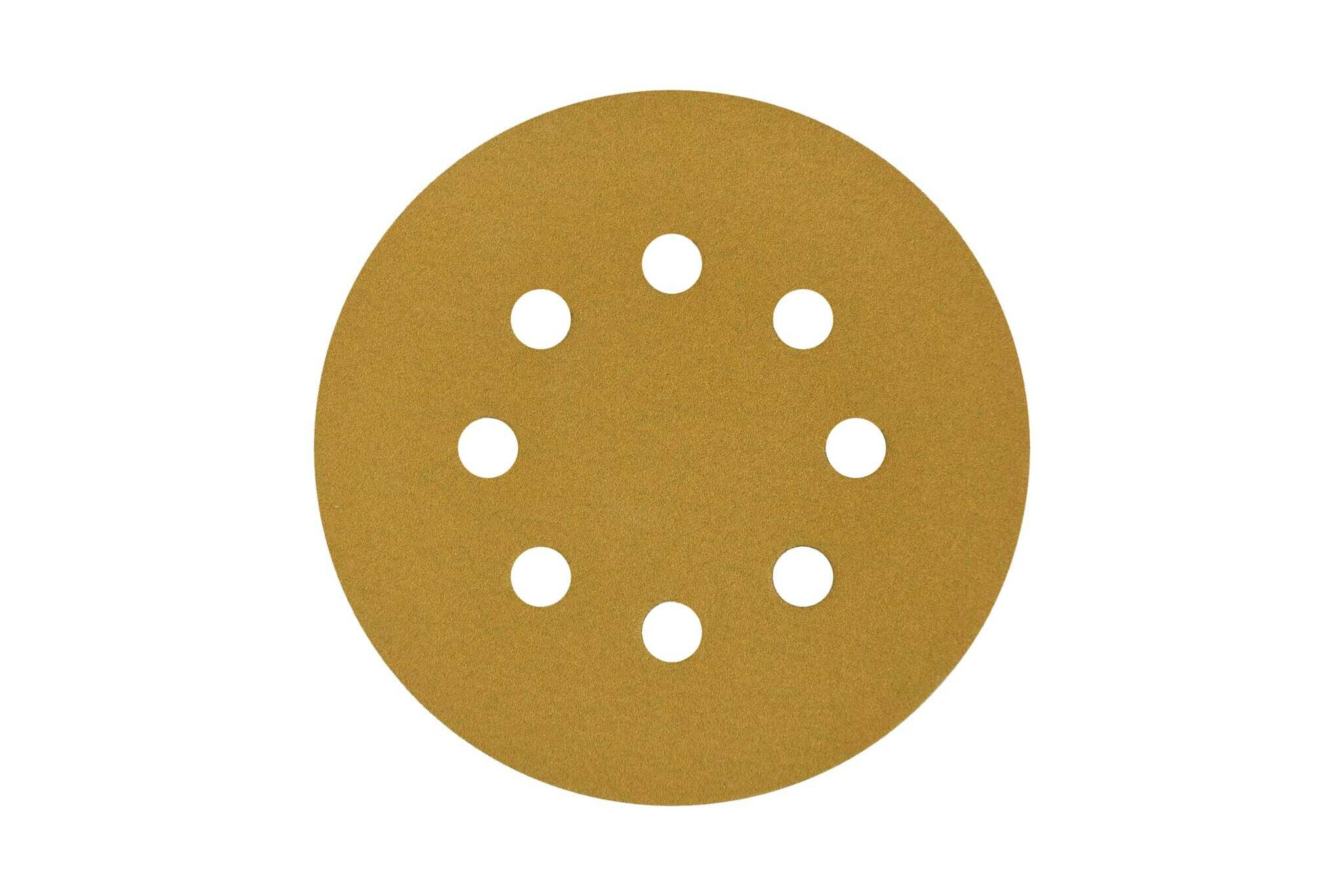 Круг шлифовальный на липучке PAPER GOLD (5 шт; 125 мм; 8 отверстий; P220) NAPOLEON npg5-125-8-220