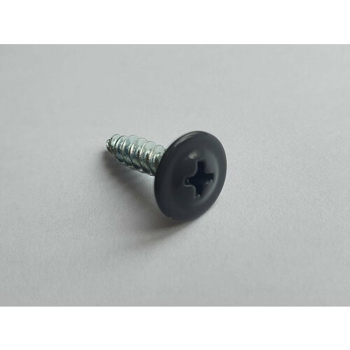 Саморезы с прессшайбой острый 4.2х19 RAL 7024 (1000 шт)