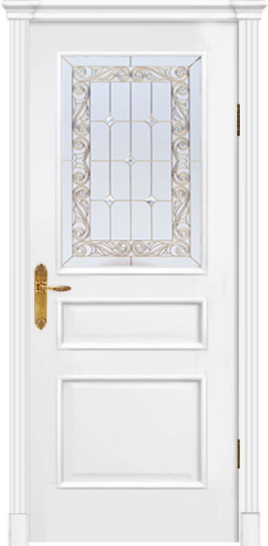 фото Дариано Межкомнатная дверь Дариано Чикаго витраж Мотив эмаль