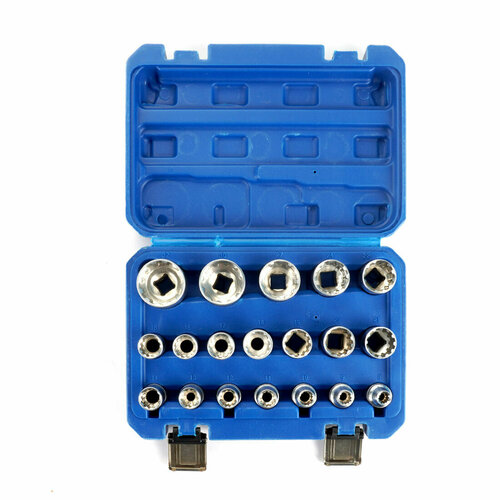 DreamCar Technology Набор торцевых головок 1/2 Spline (8-32мм), 19шт.