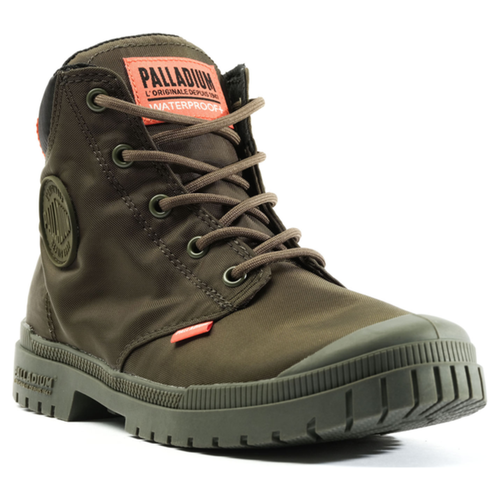Ботинки Palladium, размер 42, зеленый ботинки palladium 76835 021 демисезонные водонепроницаемые укрепленный мысок размер 43 серый