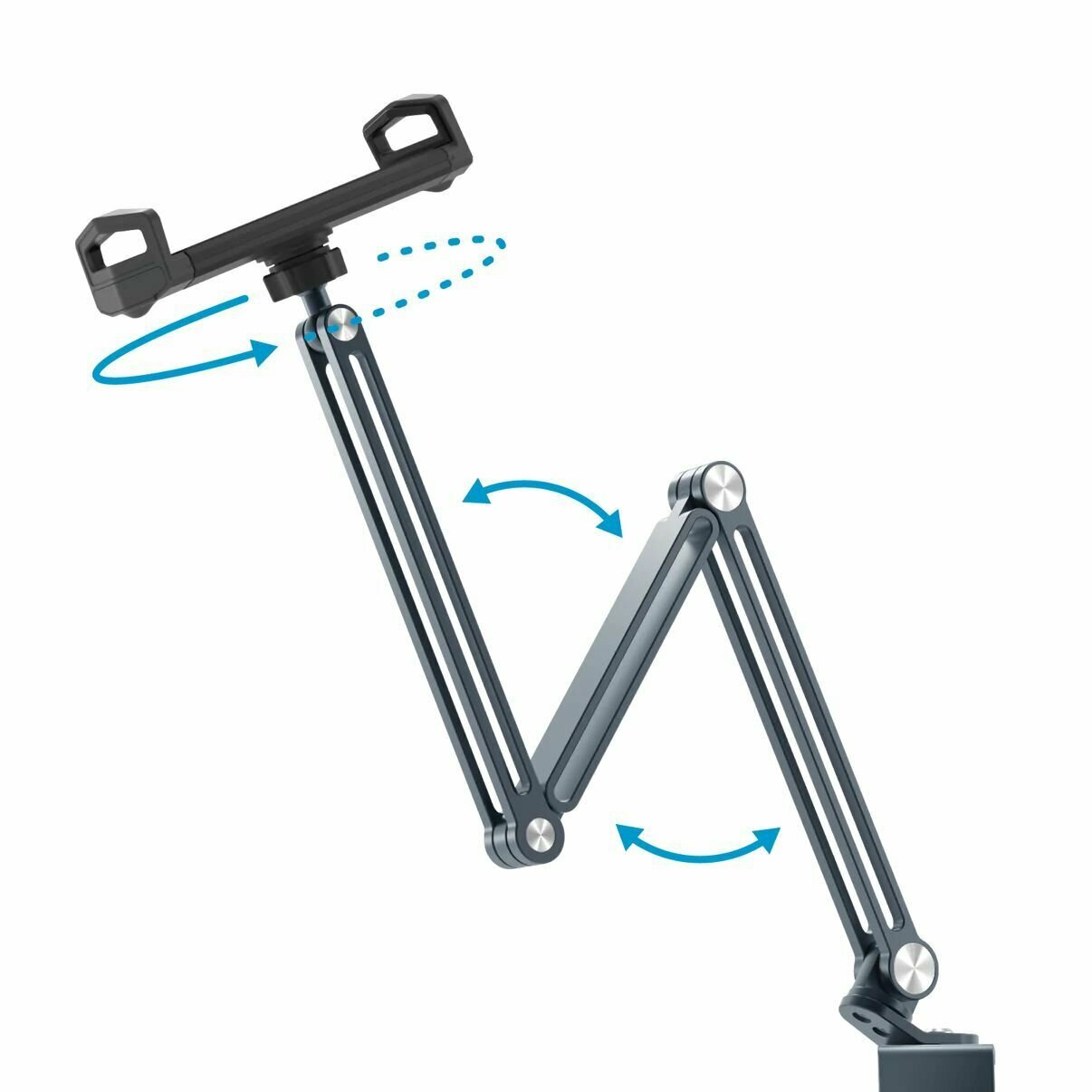 Крепление для мобильного устройства Momax Multi-Stand. Многофункциональная консольная подставка для устройств от 5,5" до 12,9" — фото 1