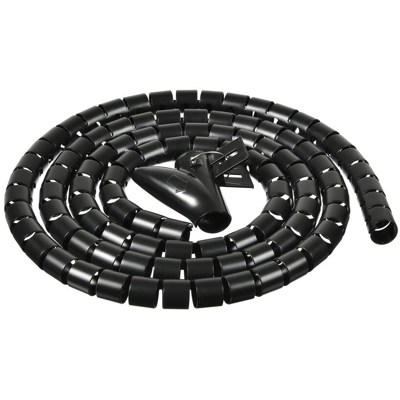 Кабельный органайзер Buro BHP CG155B Spiral Hose 15x1500 Black