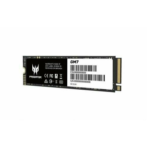 Накопитель SSD M2 ACER 1TB GM7 PCIe 40 x4 1116200₽