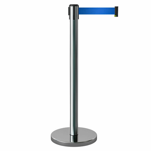 BarrierBelt® Имидж-стойка BarrierBelt® 01 с синей лентой 3,65 метра