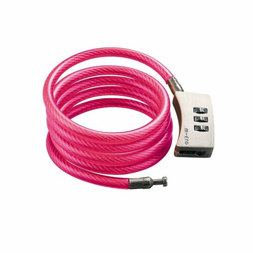 Micro Трос - замок Micro Kids Metal Lock кодовый цвет Розовый 2354₽