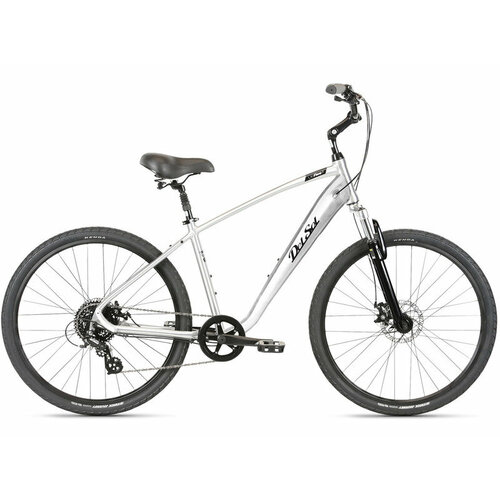Комфортный велосипед Haro Lxi Flow 2 27.5, год 2021, цвет Серебристый, ростовка 17