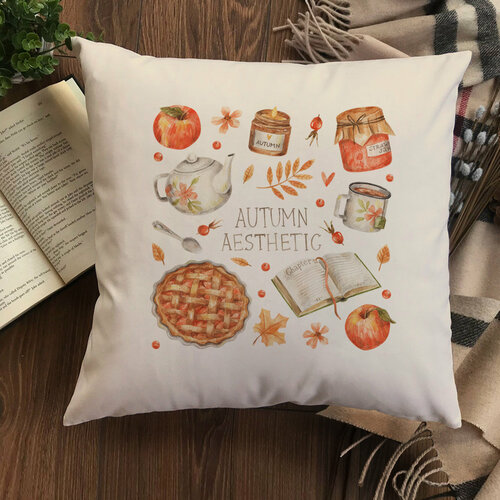 Наволочка для декоративной подушки Атмосфера осени 41х41 см 511₽